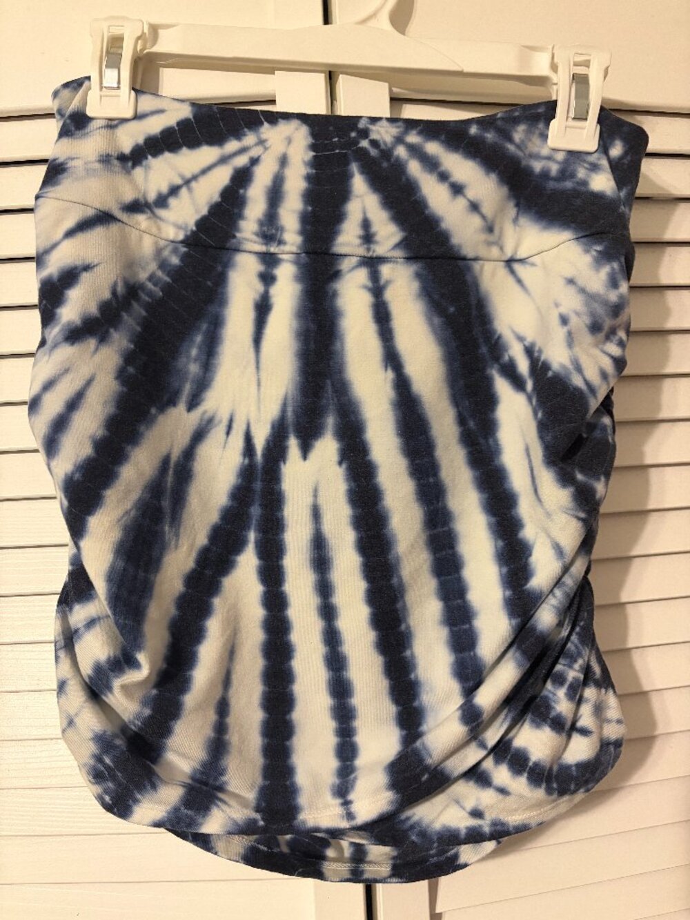 Chaser Tie Dye Ruched Mini Skirt